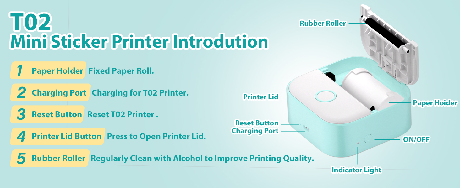 inkless mini printer