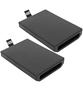 2Pcs Console Internal Hard Drive Enclosure for 360 Slim Replacement HDD Case Shell