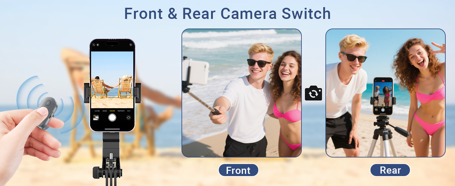 Phone Camera Ring Remote Control with Zoom in/Out
