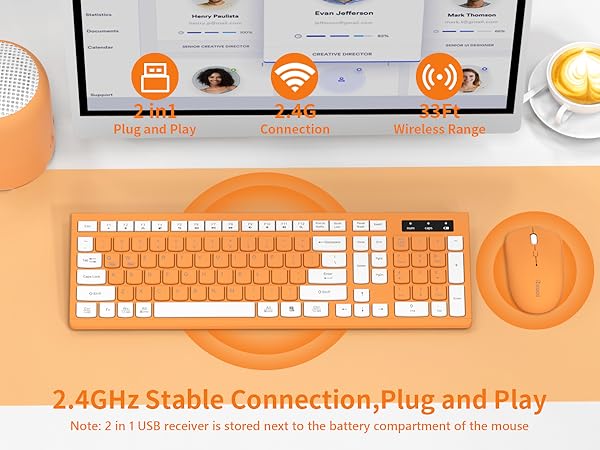 wireless keyboard and mouse 4