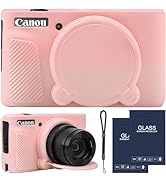SZHSYJY Camera Case for Canon PowerShot SX740/ SX730 Digital Camera,SX740 HS Case, Soft Silicone ...