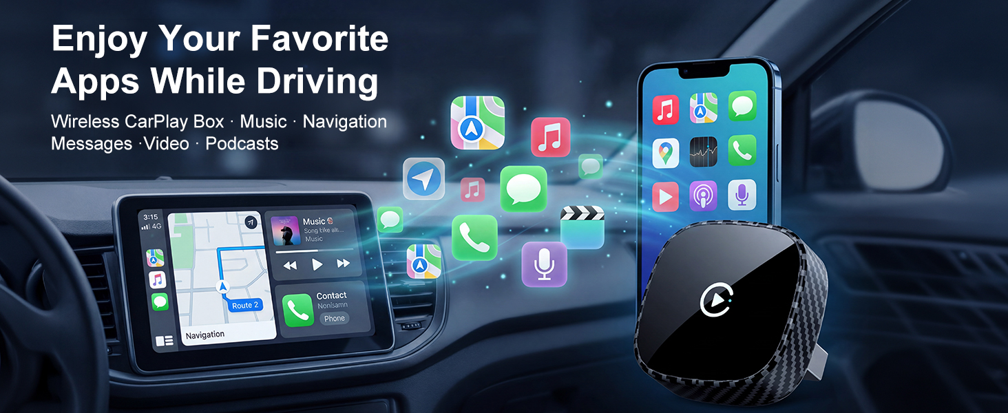Enjoy Your Favorite Apps While Driving