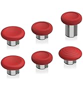 eXtremeRate 6 in 1 Metal Thumbsticks Replacement for Xbox Elite Series 2 Controller, Swappable Ma...