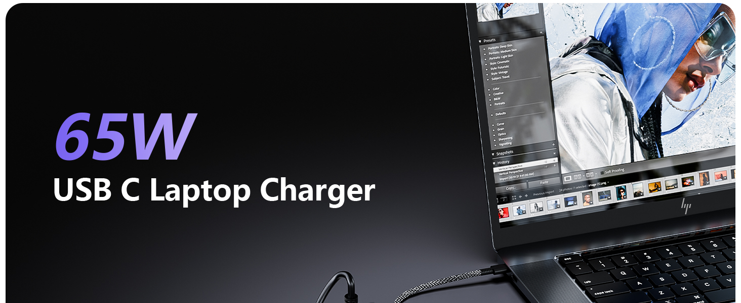 65W USB C Laptop Charger