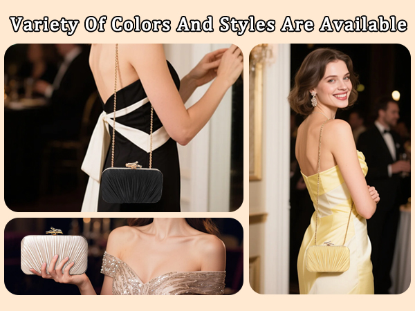 Pleated Evening Bag
