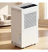 Uthfy 5500 Sq.Ft Dehumidifiers for Home and Basement, Max 100 Pint/Day Dehumidifier with Drain Ho...