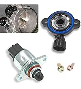 AWGUKA 2 PCS Auto Control Valve Sensor Kit, Throttle Position Sensor Idle Air Control Valve, Repa...