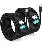 Extra Long USB C Cable Fast Charging 15FT, [MFi Cerytified] Long USB A to USB C Cable for iPhone1...