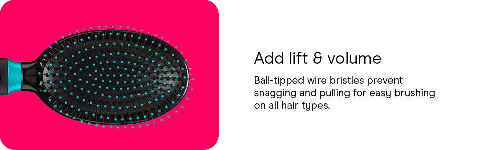 Conair cushion hair brush to add lift and volume to hair