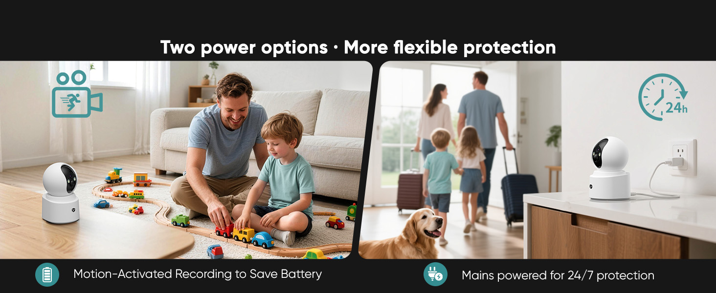 battery pet camera