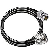 N Type Cable RG58 6.6ft(2M) TUOLNK N Male to N Female Connector Extension Cable Low Loss N Cable ...
