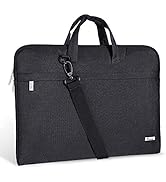 Voova 15.6 Inch Laptop Sleeve Case Bag, Slim Computer Carry Case with Shoulder Strap Compatible w...