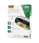 Fellowes Thermal Laminating Pouches, 5mil Letter Size Sheets, 9 x 11.5, 100 Pack, Clear (5743501)?