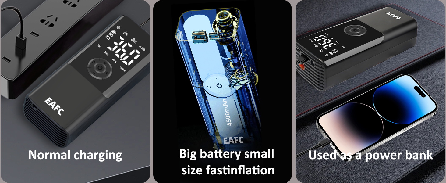 auto tire inflator portable air compressor