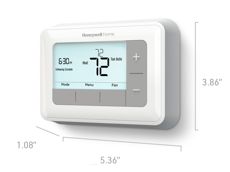 RTH7560E Thermostat Dimensions