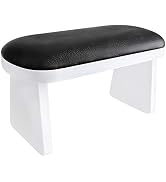 Kalolary Nail Arm Rest-Nail Art Leather Manicure Hand Rest Cushion Table Desk Station for Arm Res...