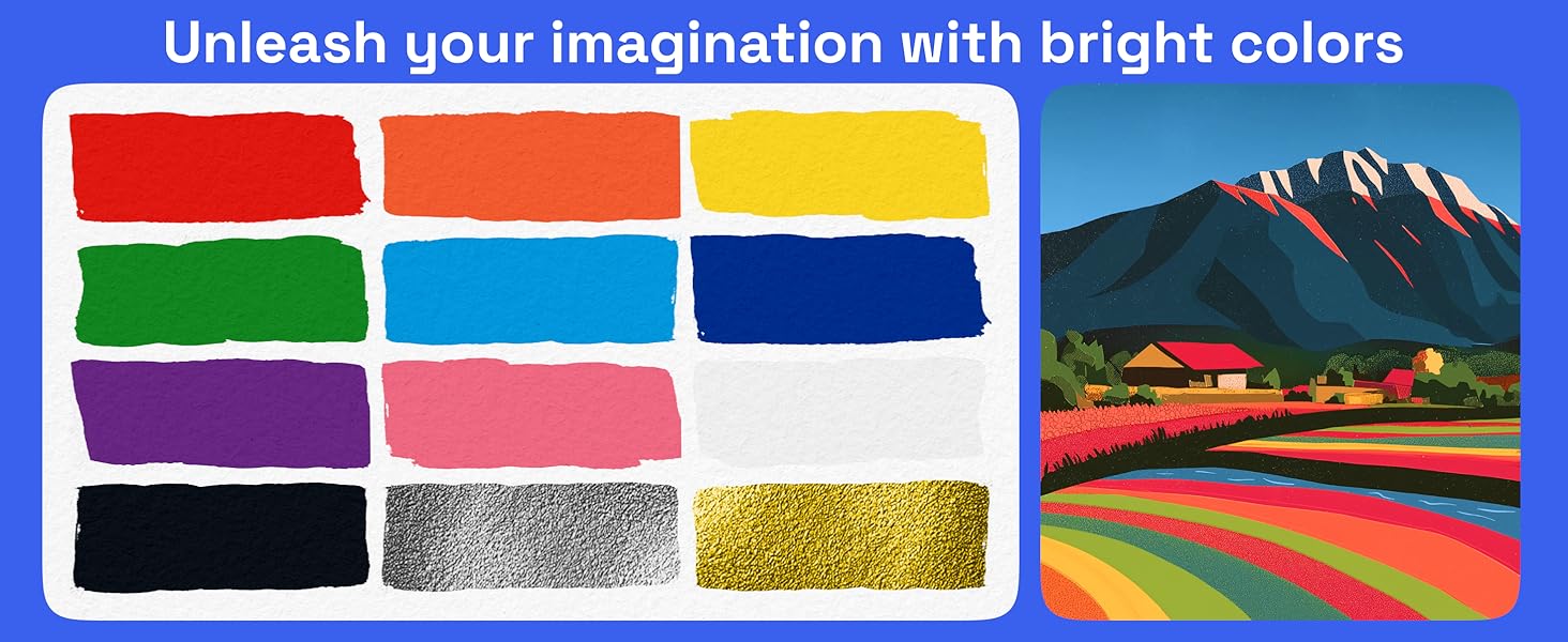 Bright colors