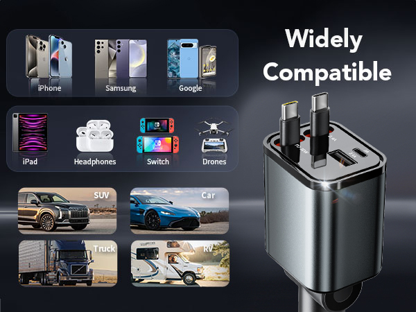 retractable car charger