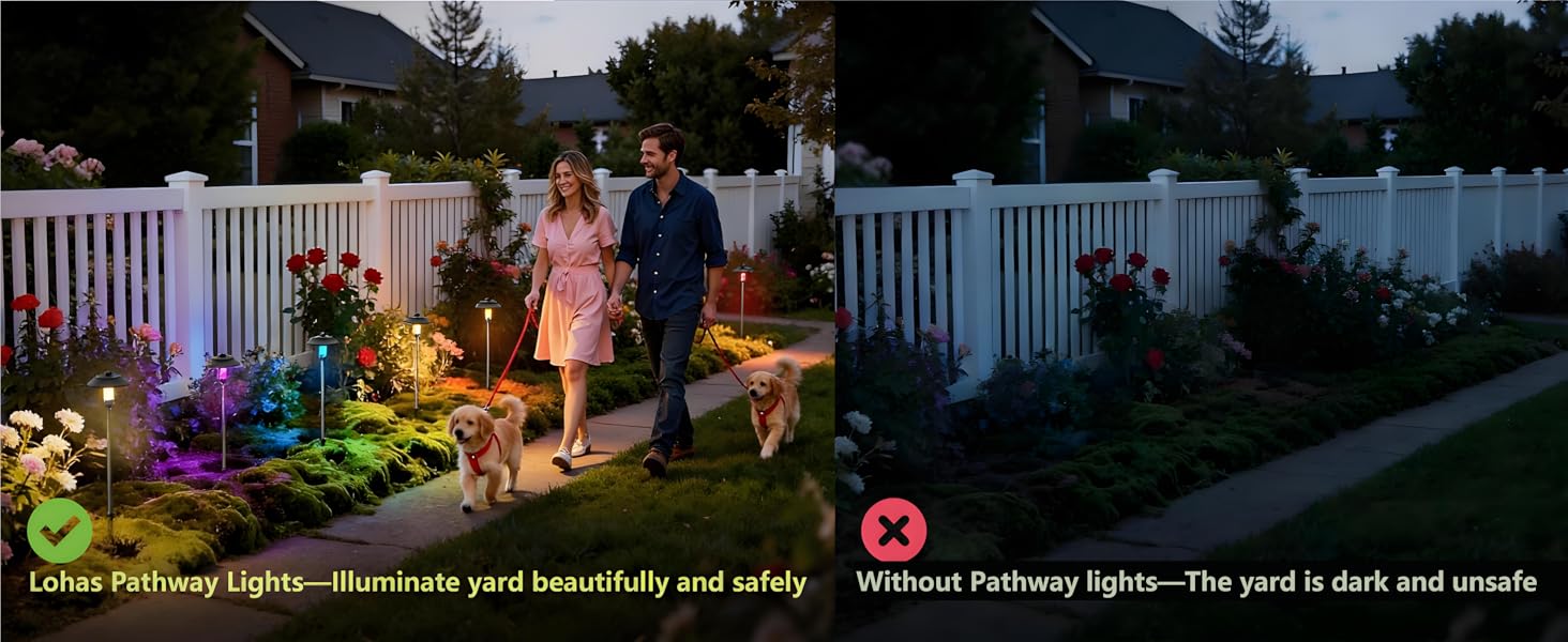 LOHAS Dusk to Dawn Low Voltage Landscape Lighting