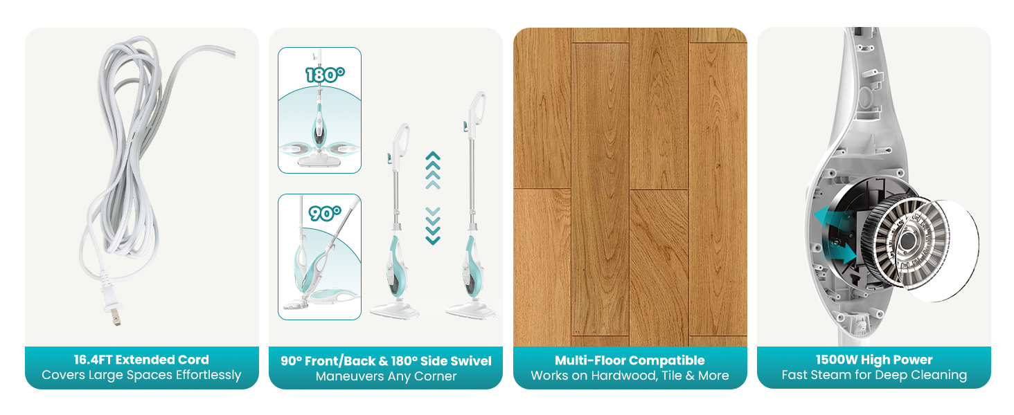 steam mops for floor cleaning