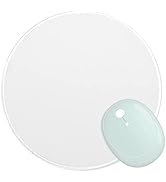 Dapesuom Round Mouse Pad, 8.7 x 8.7 Inch Premium-Textured Washable Non-Slip Rubber Base Cute Smal...