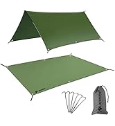 Tent Footprint, AYAMAYA PU 3000 Waterproof Tent Ground Cloth Large Size for 2-8 Person Family Cam...