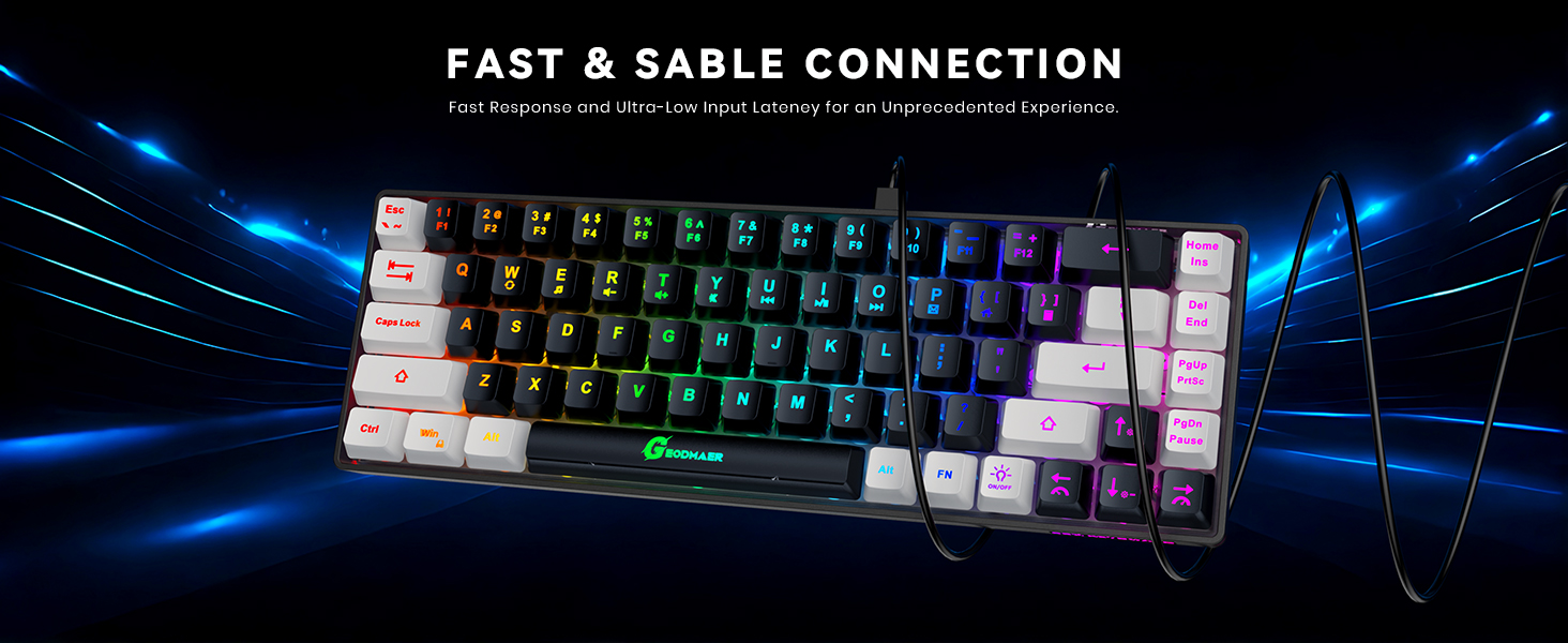 wired gaming keyboard