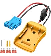 Kzreect Battery Adapter Compatible with Dewalt 20V Battery, Conversion Kit with Fuse Holder and W...