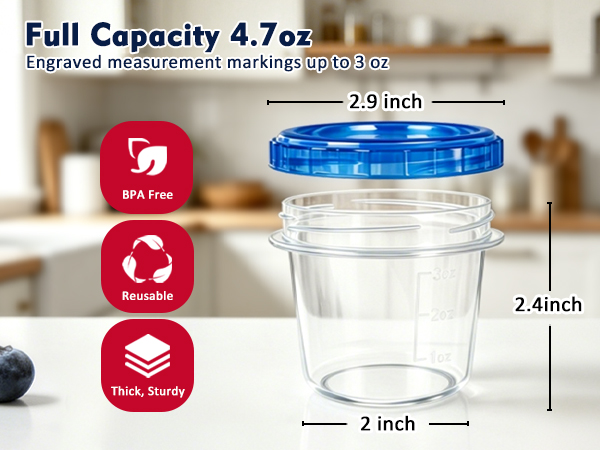 4 oz containers with lids