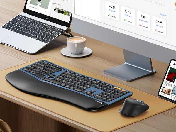 EKM01 plus Full Size Ergonomic Wireless Keyboard Mouse Combo - dark blue A+ page (17)