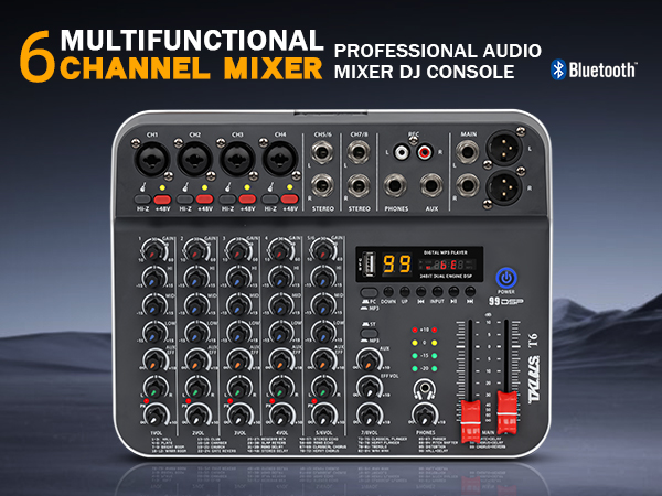 Studio Audio Sound Mixer Board