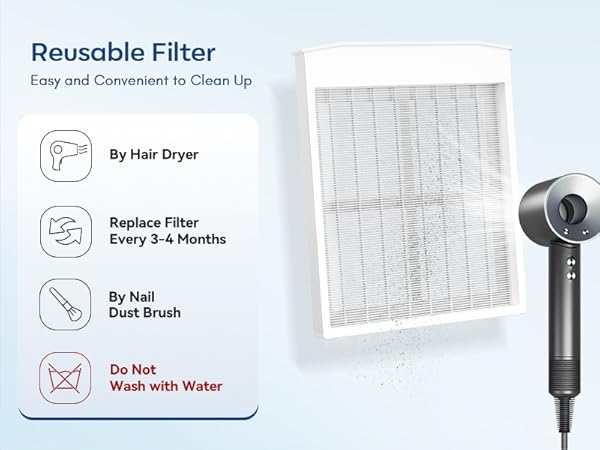 Nail Fan Dust Collector