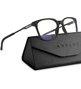 ANYLUV Blue Light Glasses Men, Metal Bluelight Computer Gaming Glasses | Lightweight Mens Blue Li...