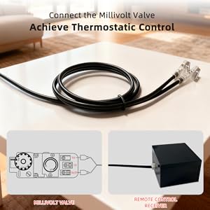 fireplace thermotsat