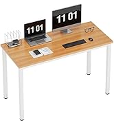 Need Computer Desk, 47 inch Home Office Desk, Modern Simple Style Home Office Gaming Desk, Basic ...