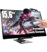 Ingnok Portable Monitor,15.6 inch 10 Point Touchscreen, FHD 1080P Laptop Screen Extender,Multi-To...