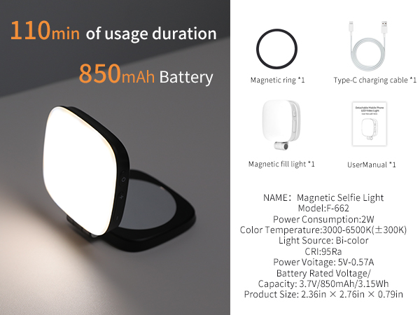 Magnetic Selfie Light
