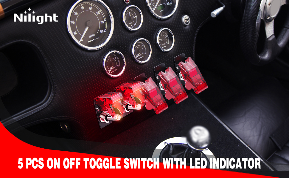 12V Toggle Switch with led indicator