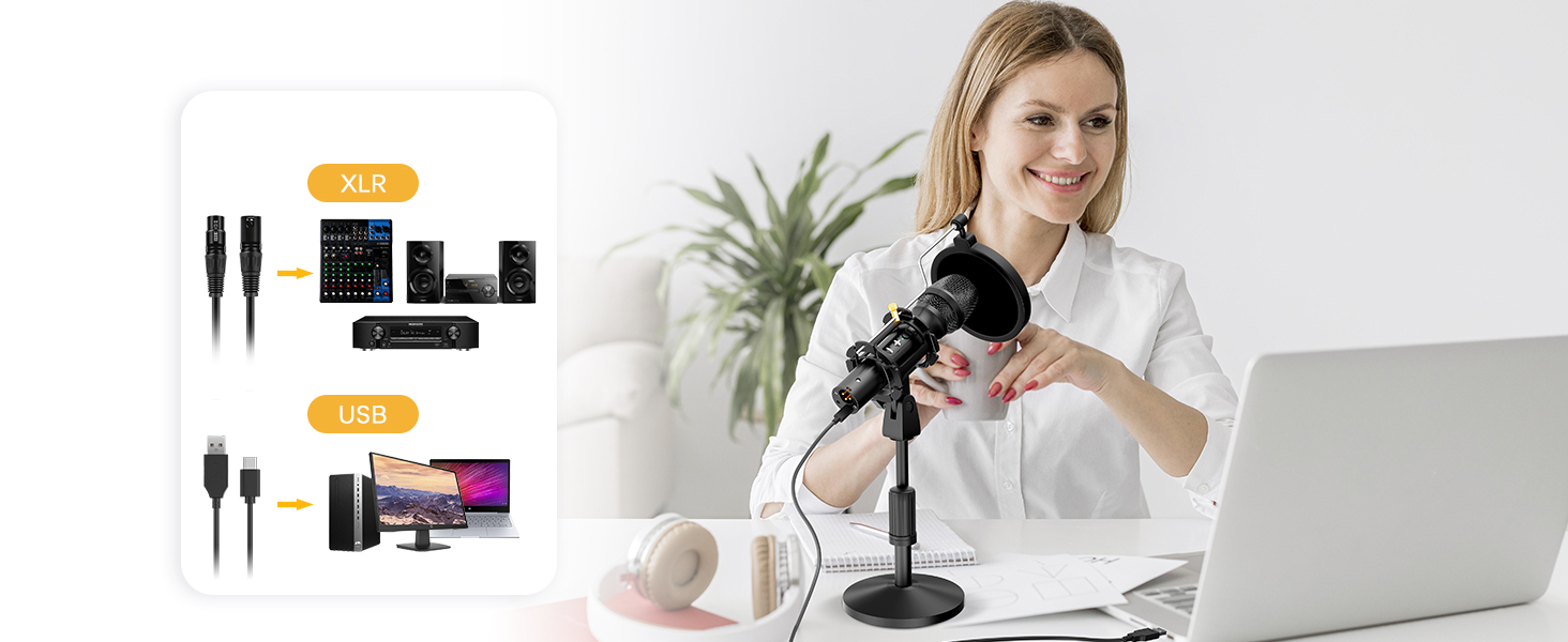 microphone studio set