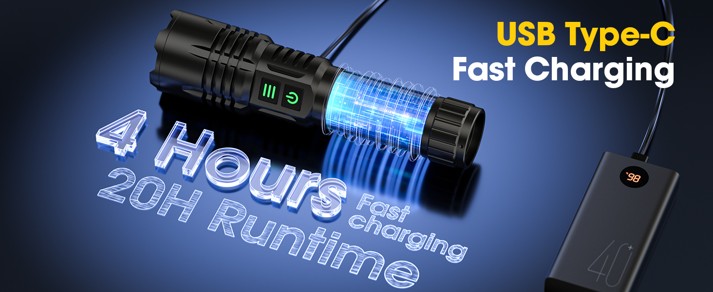 black light flashlight rechargeable