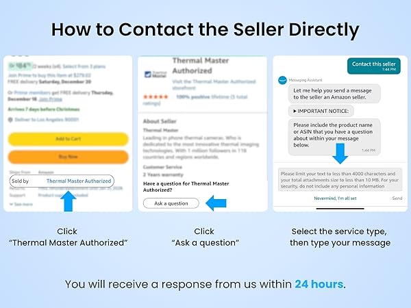 how to reach out to seller