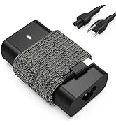 New Slim Charger for Dell 65W USB-C Laptop XPS and Latitude Fast Charging Type C Travel Laptop Po...