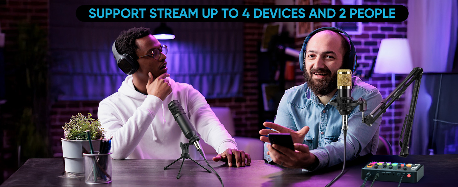 livestreaming 2 persons