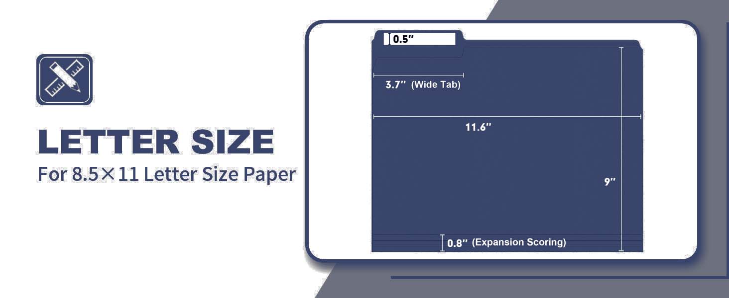 cut tab folder