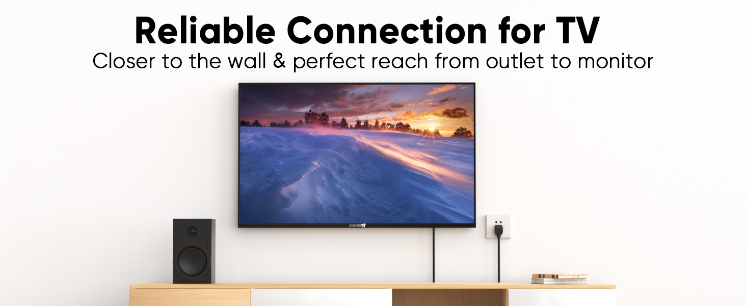 Right Angle Power Cord