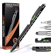 Gifts for Men, Fathers Day Dad Gifts from Daughter Son, 9 in 1 Multi Tool Pen, Cool Gadgets for M...