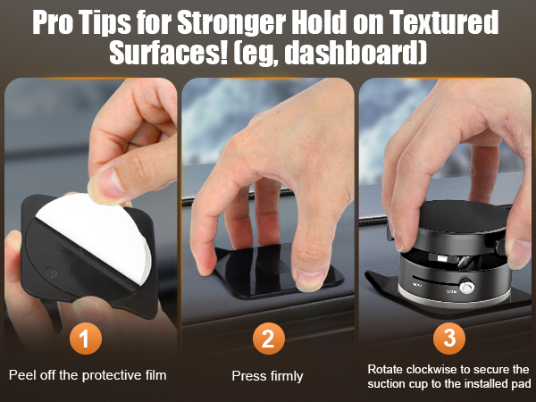 magnetic suction phone mount