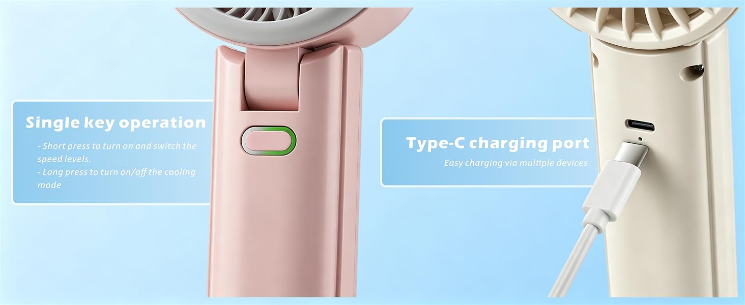 portable handheld fan,portable fan rechargeable,usb rechargeable fan personal mini fan for outdoor