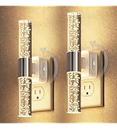 DORESshop LED Night Light, Rotating Night Lights Plug into Wall with Auto Light Sensor 3000K Nigh...