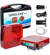 MEDAMOC Wireless Trailer Lights Magnetic, New Rechargeable Wireless Trailer Tow Lights LED Kit Wa...